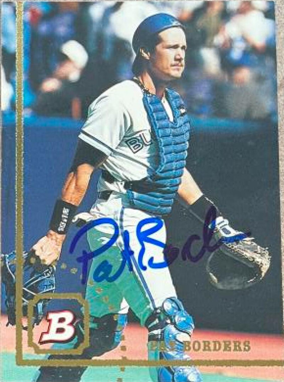 Pat Borders Autographed 1994 Bowman #441