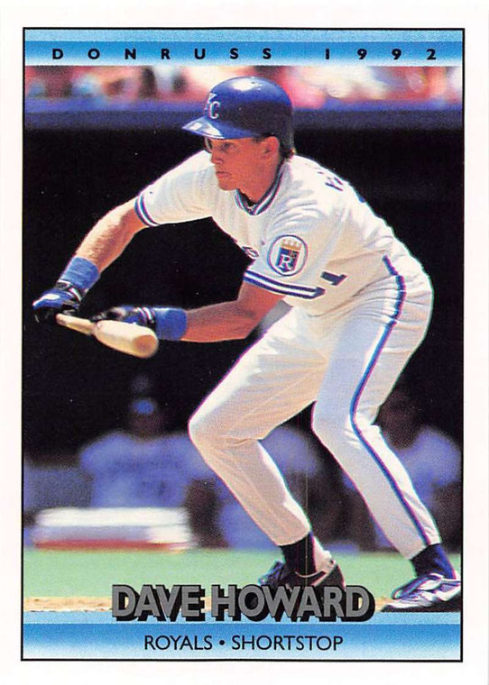 1992 Donruss #567 David Howard VG Kansas City Royals 