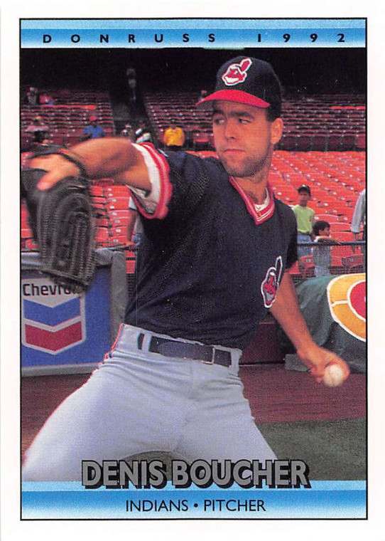 1992 Donruss #604 Denis Boucher VG Cleveland Indians 