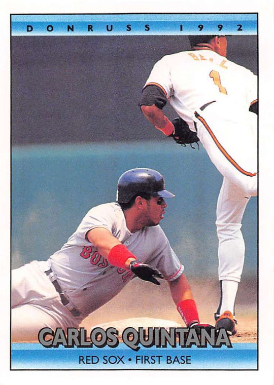 1992 Donruss #609 Carlos Quintana VG Boston Red Sox 