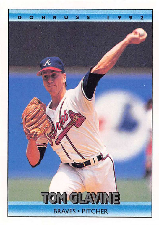1992 Donruss #629 Tom Glavine VG Atlanta Braves 