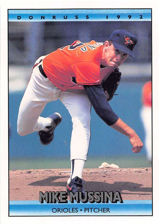 1992 Donruss #632 Mike Mussina VG Baltimore Orioles 