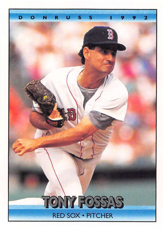1992 Donruss #645 Tony Fossas VG Boston Red Sox 