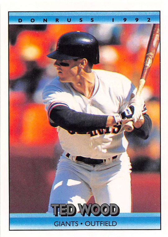 1992 Donruss #681 Ted Wood VG San Francisco Giants 