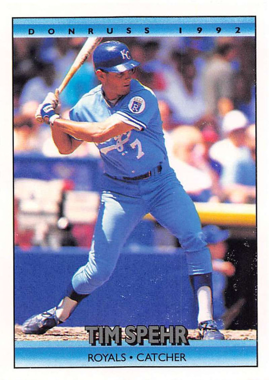 1992 Donruss #689 Tim Spehr VG Kansas City Royals 