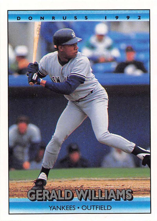 1992 Donruss #697 Gerald Williams VG New York Yankees 