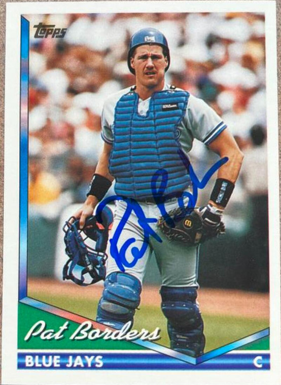 Pat Borders Autographed 1994 Topps #219