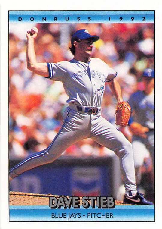 1992 Donruss #724 Dave Stieb VG Toronto Blue Jays 