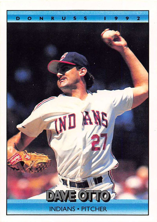 1992 Donruss #730 Dave Otto VG Cleveland Indians 
