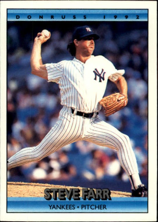 1992 Donruss #735 Steve Farr VG New York Yankees 