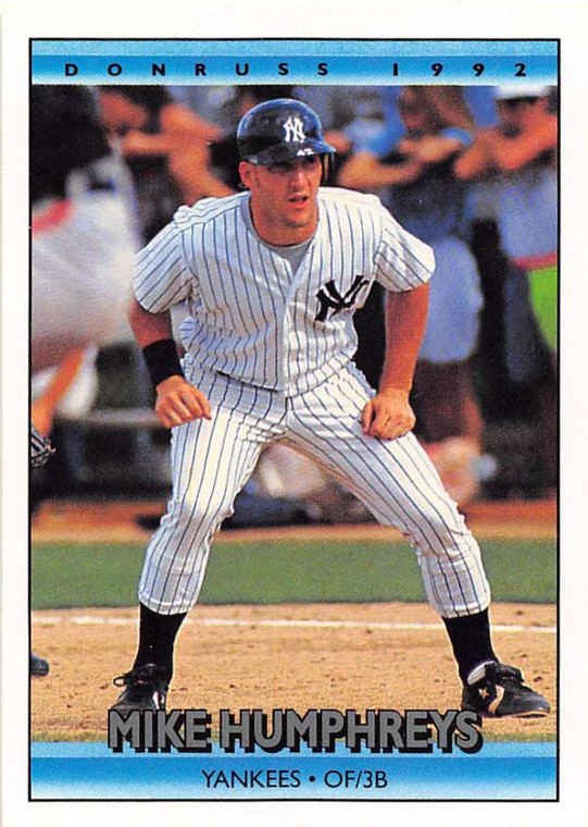 1992 Donruss #769 Mike Humphreys VG New York Yankees 