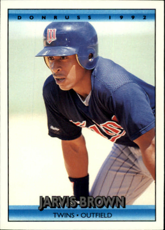 1992 Donruss #770 Jarvis Brown VG RC Rookie Minnesota Twins 