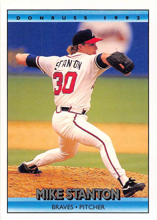 1992 Donruss #780 Mike Stanton VG Atlanta Braves 