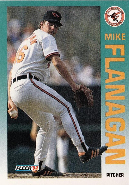 1992 Fleer #7 Mike Flanagan VG Baltimore Orioles 