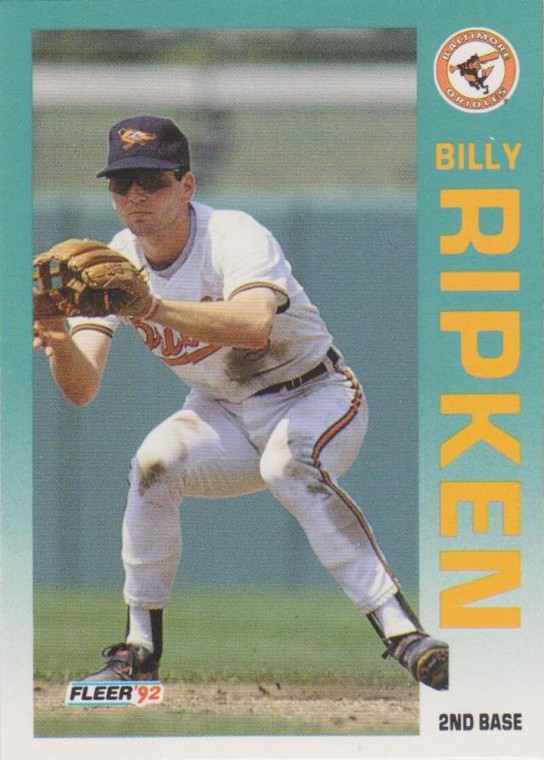 1992 Fleer #25 Billy Ripken VG Baltimore Orioles 