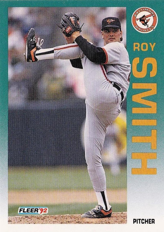 1992 Fleer #28 Roy Smith VG Baltimore Orioles 