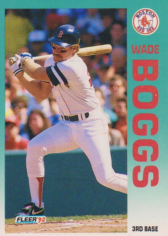 1992 Fleer #32 Wade Boggs VG Boston Red Sox 