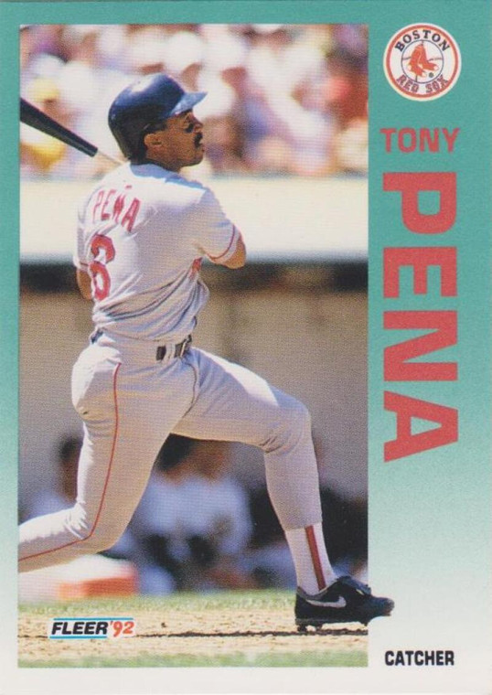 1992 Fleer #43 Tony Pena VG Boston Red Sox 