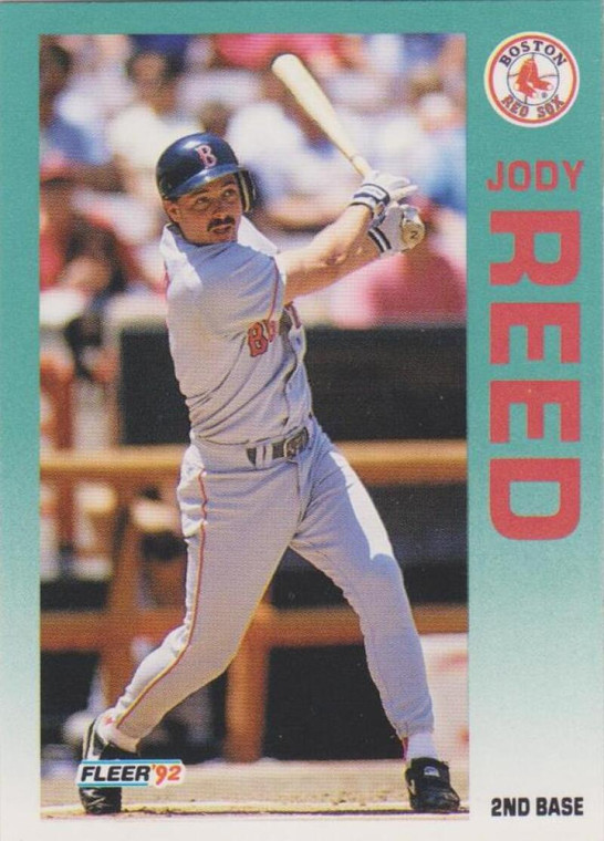 1992 Fleer #47 Jody Reed VG Boston Red Sox 