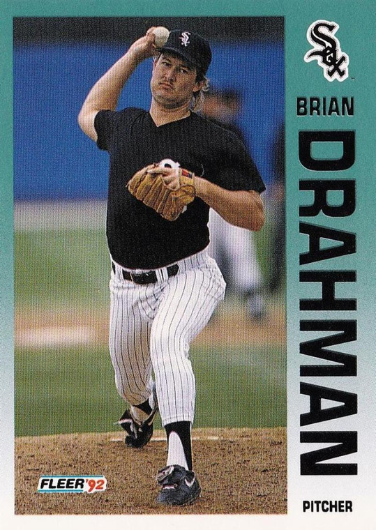 1992 Fleer #77 Brian Drahman VG Chicago White Sox 