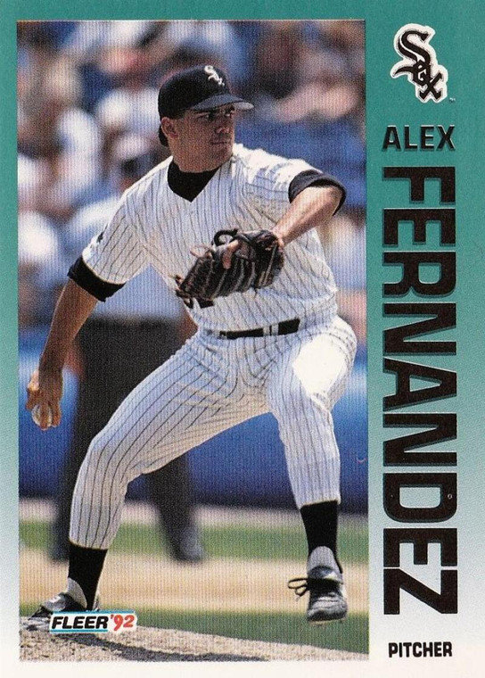 1992 Fleer #78 Alex Fernandez VG Chicago White Sox 