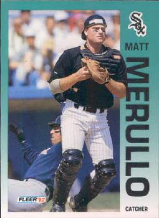 1992 Fleer #90 Matt Merullo VG Chicago White Sox 