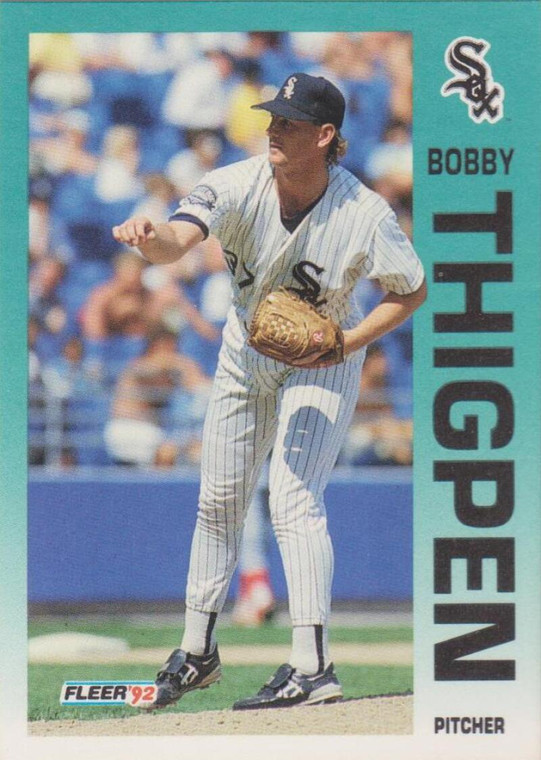 1992 Fleer #99 Bobby Thigpen VG Chicago White Sox 