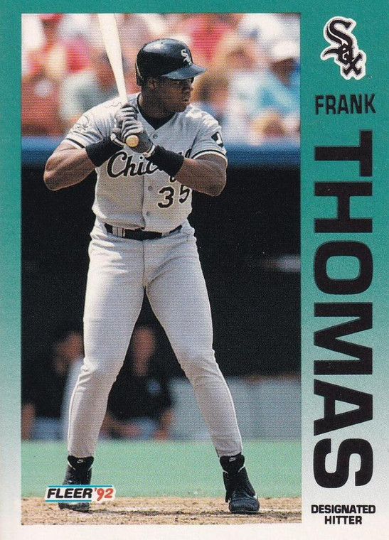 1992 Fleer #100 Frank Thomas VG Chicago White Sox 