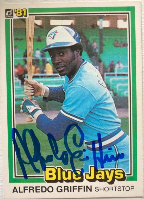 Alfredo Griffin Autographed 1981 Donruss #149