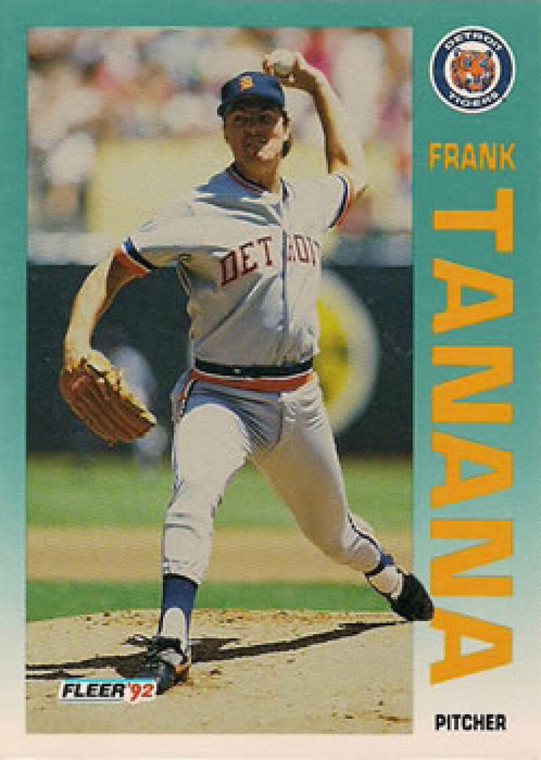 1992 Fleer #145 Frank Tanana VG Detroit Tigers 