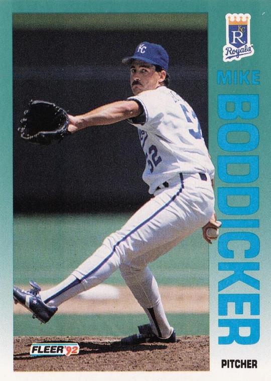 1992 Fleer #153 Mike Boddicker VG Kansas City Royals 