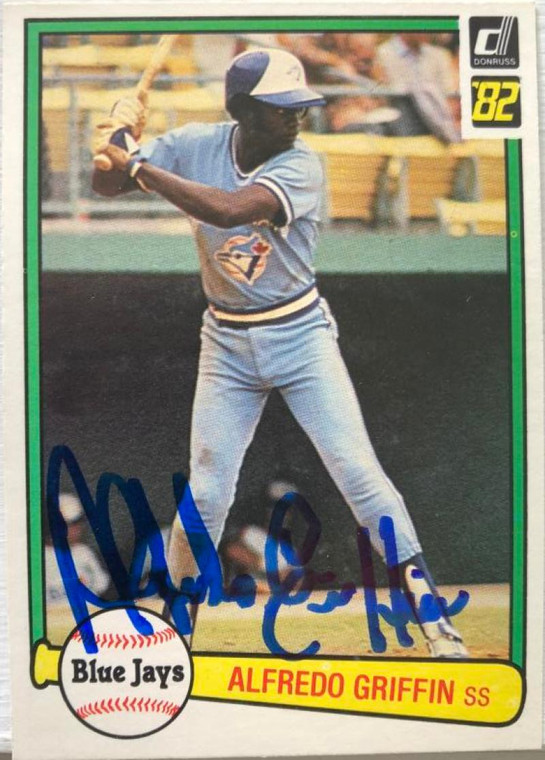 Alfredo Griffin Autographed 1982 Donruss #101