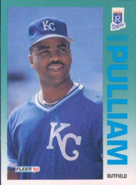 1992 Fleer #166 Harvey Pulliam VG Kansas City Royals 