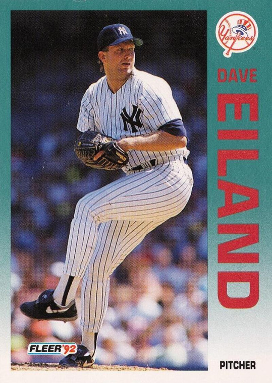 1992 Fleer #223 Dave Eiland VG New York Yankees 