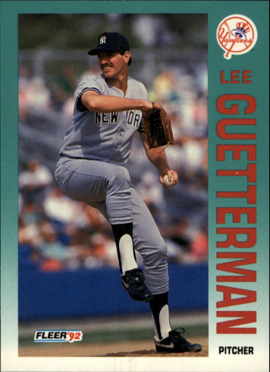 1992 Fleer #227 Lee Guetterman VG New York Yankees 