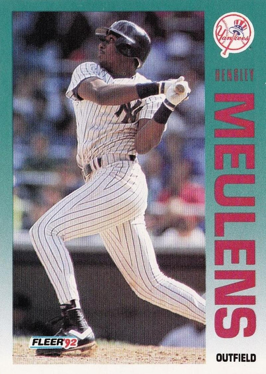 1992 Fleer #238 Hensley Meulens VG New York Yankees 