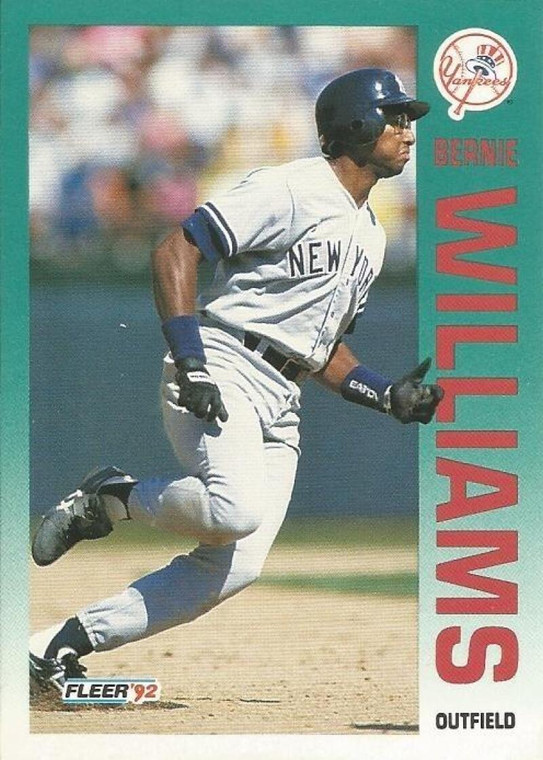 1992 Fleer #247 Bernie Williams VG New York Yankees 