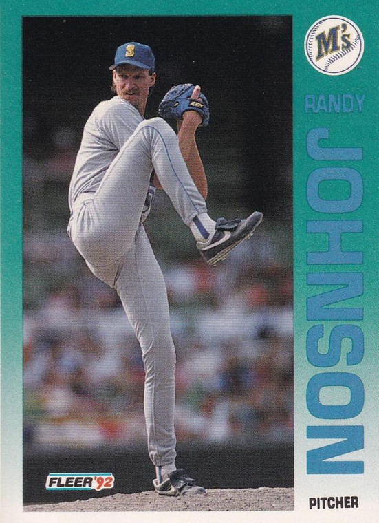 1992 Fleer #283 Randy Johnson VG Seattle Mariners 