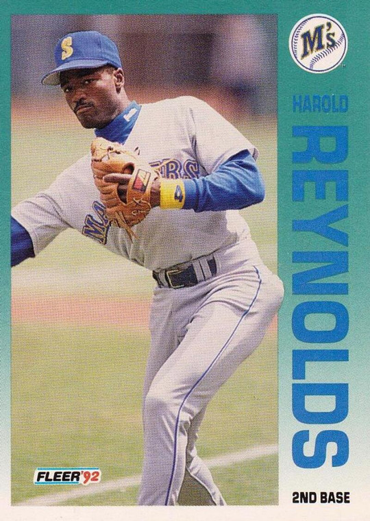 1992 Fleer #291 Harold Reynolds VG Seattle Mariners 