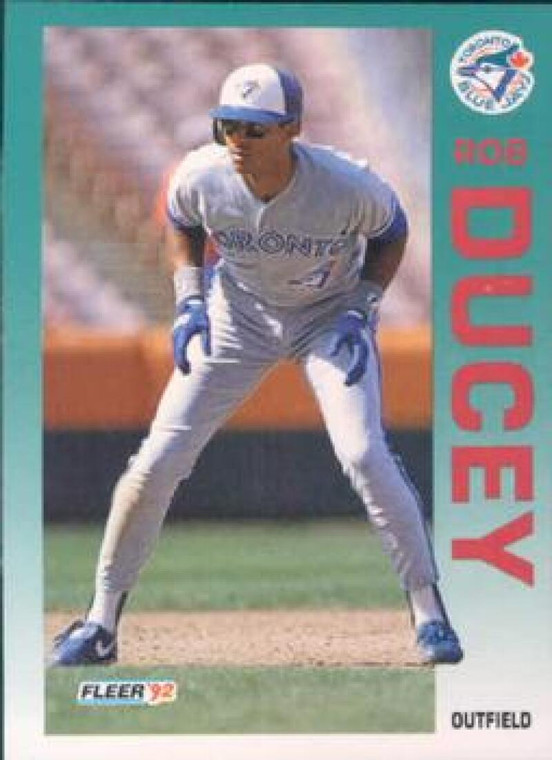 1992 Fleer #328 Rob Ducey VG Toronto Blue Jays 