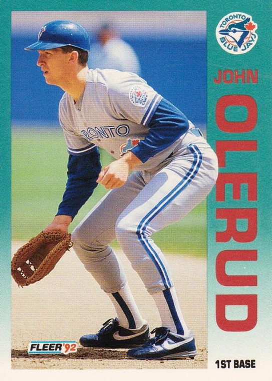 1992 Fleer #339 John Olerud UER VG Toronto Blue Jays 