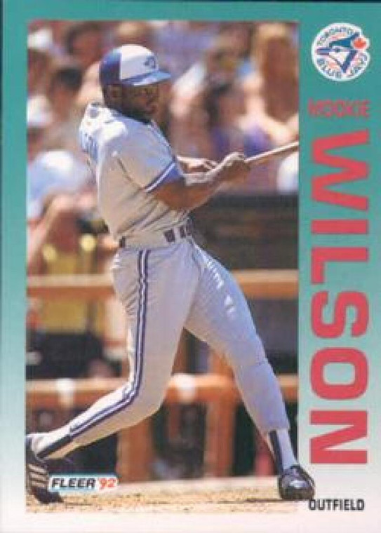 1992 Fleer #347 Mookie Wilson VG Toronto Blue Jays 