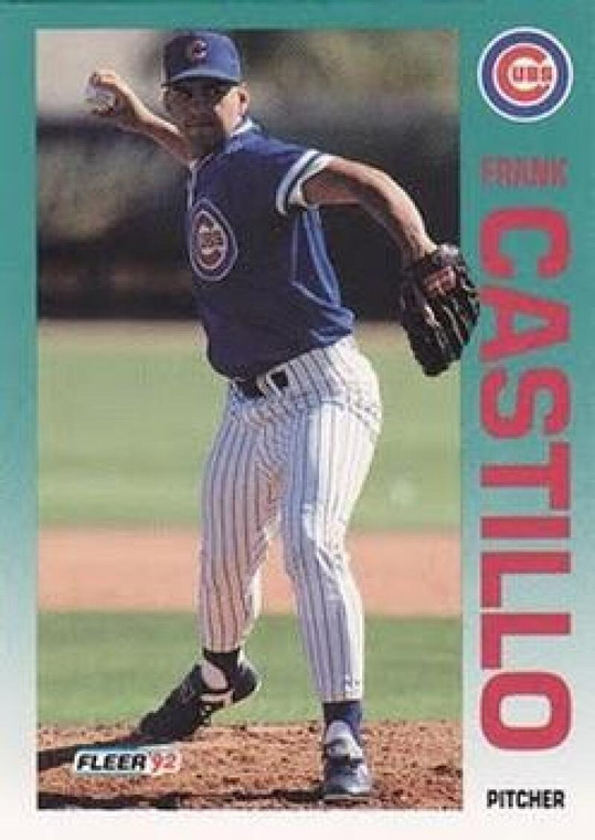 1992 Fleer #378 Frank Castillo VG Chicago Cubs 