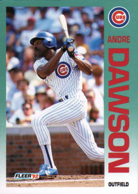 1992 Fleer #379 Andre Dawson VG Chicago Cubs 