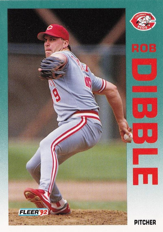 1992 Fleer #404 Rob Dibble VG Cincinnati Reds 
