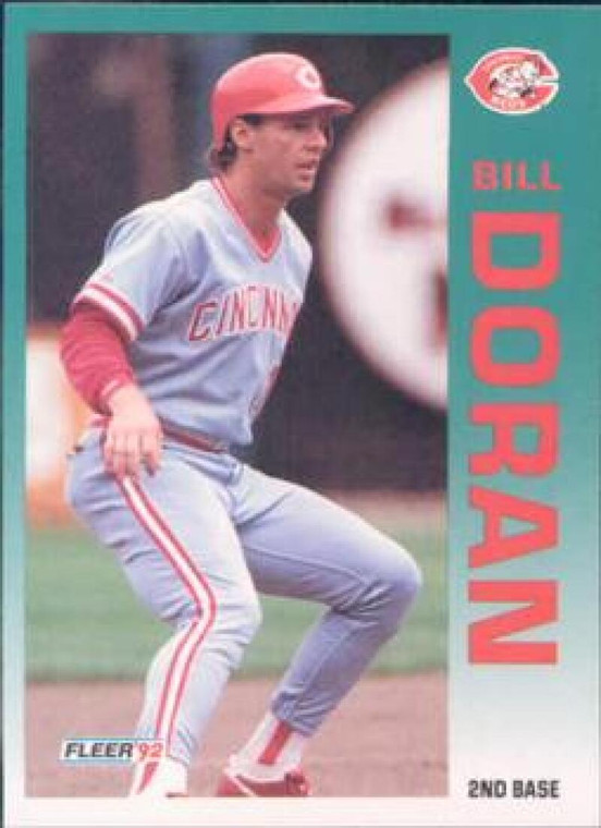 1992 Fleer #405 Bill Doran VG Cincinnati Reds 