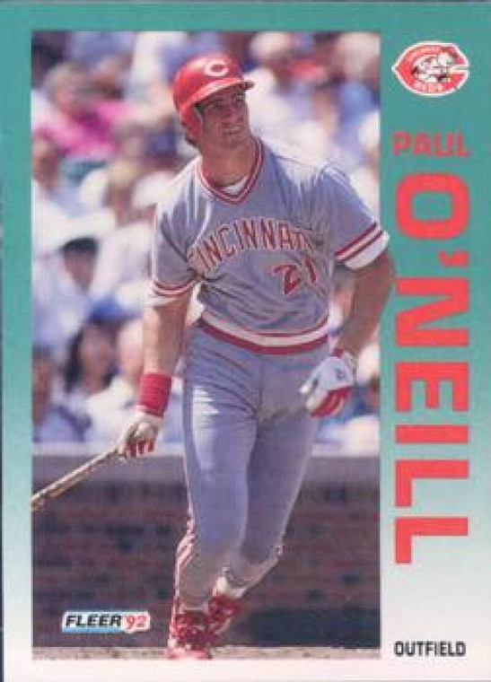 1992 Fleer #415 Paul O'Neill VG Cincinnati Reds 