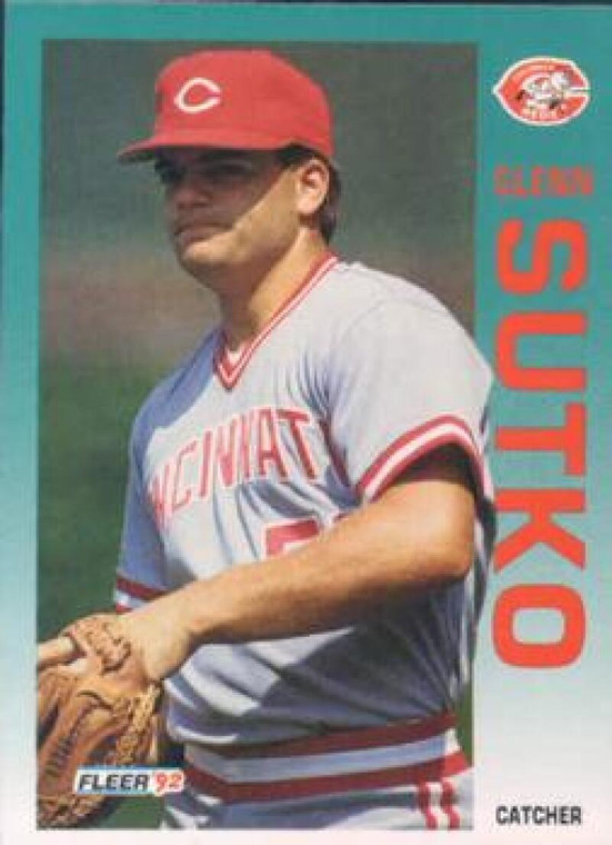 1992 Fleer #423 Glenn Sutko VG Cincinnati Reds 