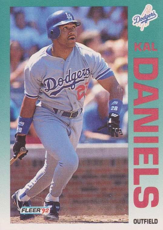 1992 Fleer #453 Kal Daniels VG Los Angeles Dodgers 