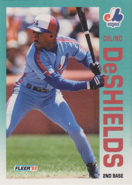 1992 Fleer #476 Delino DeShields VG Montreal Expos 